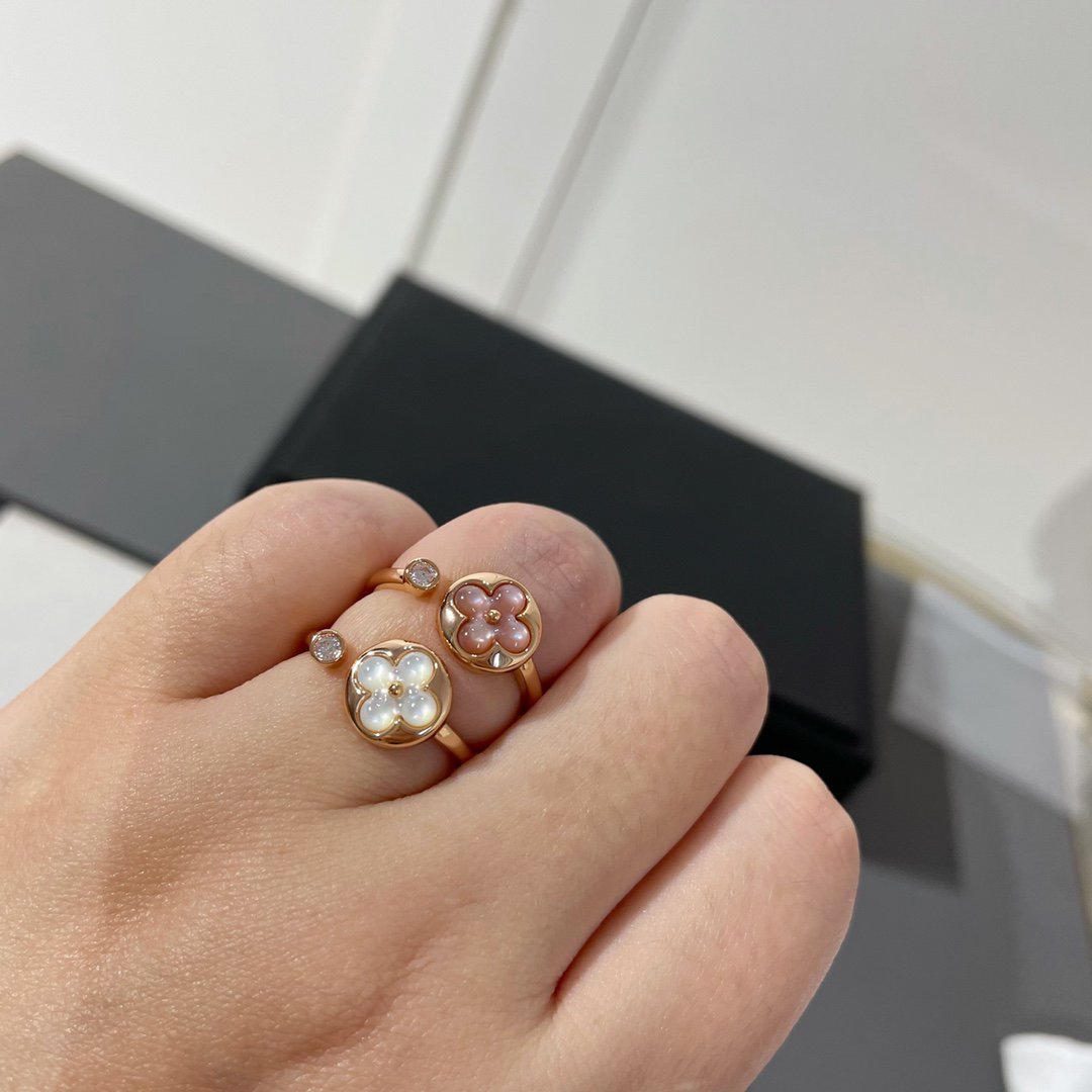 Dream SUN 1 DIAMOND PINK MOP RING