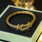 Dream FORCE 10 GOLD GREEN DIAMOND PAVED