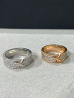 Dream LIENS EVIDENCE  DIAMOND PAVED RING