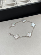 [Dream ]New CLOVER WHITE PEARL MOP 5 MOTIF BRACELET COLLECTION