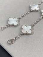 [Dream ]New CLOVER WHITE PEARL MOP 5 MOTIF BRACELET COLLECTION