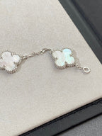 [Dream ]New CLOVER WHITE PEARL MOP 5 MOTIF BRACELET COLLECTION