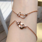Dream FORCE 10 PINK GOLD DIAMOND NECKLACE