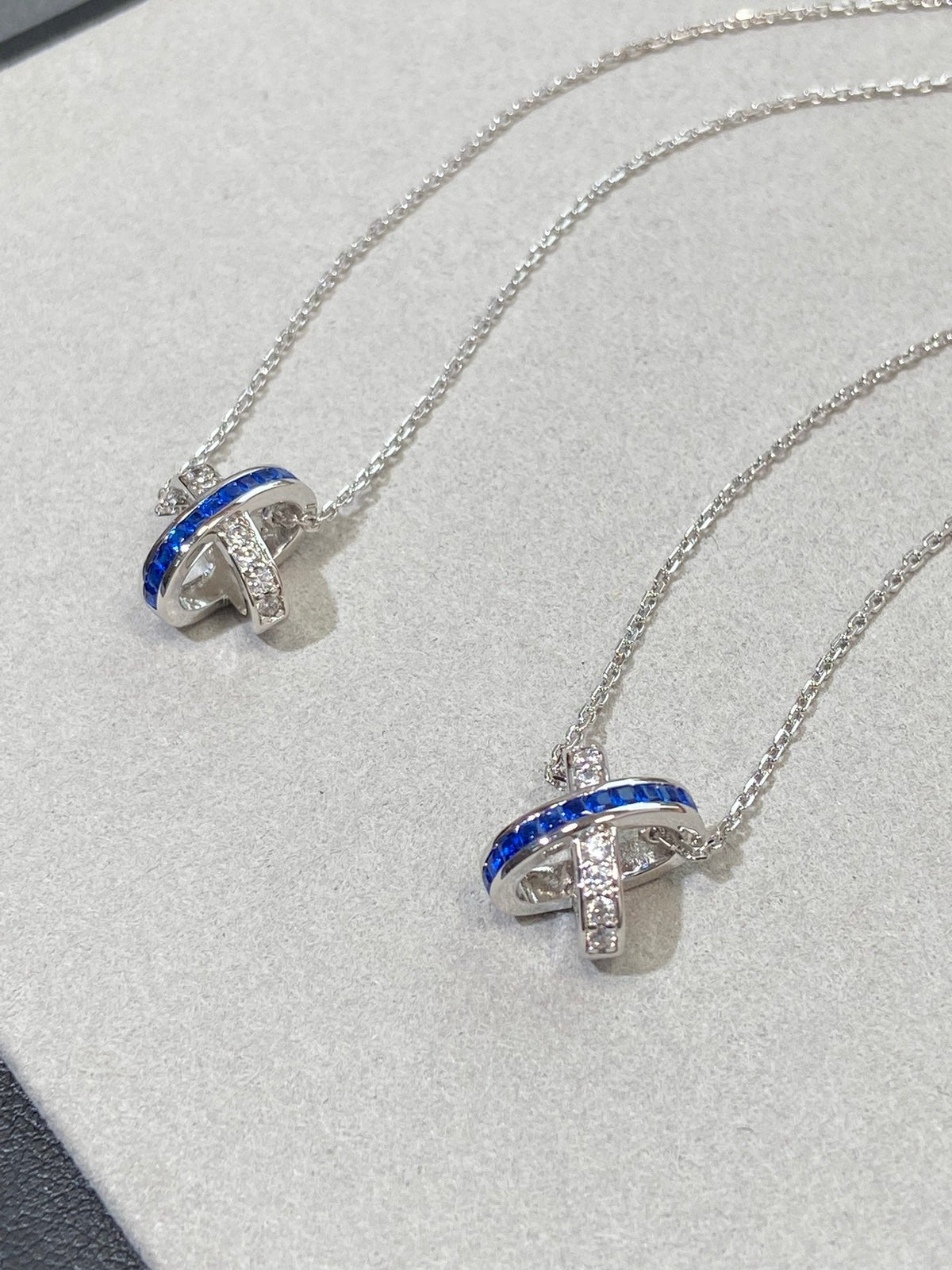 Dream LIENS DIAMOND SILVER NECKLACE