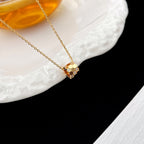DREAM BEE MINI-ANHÄNGER DIAMANT-HALSKETTE