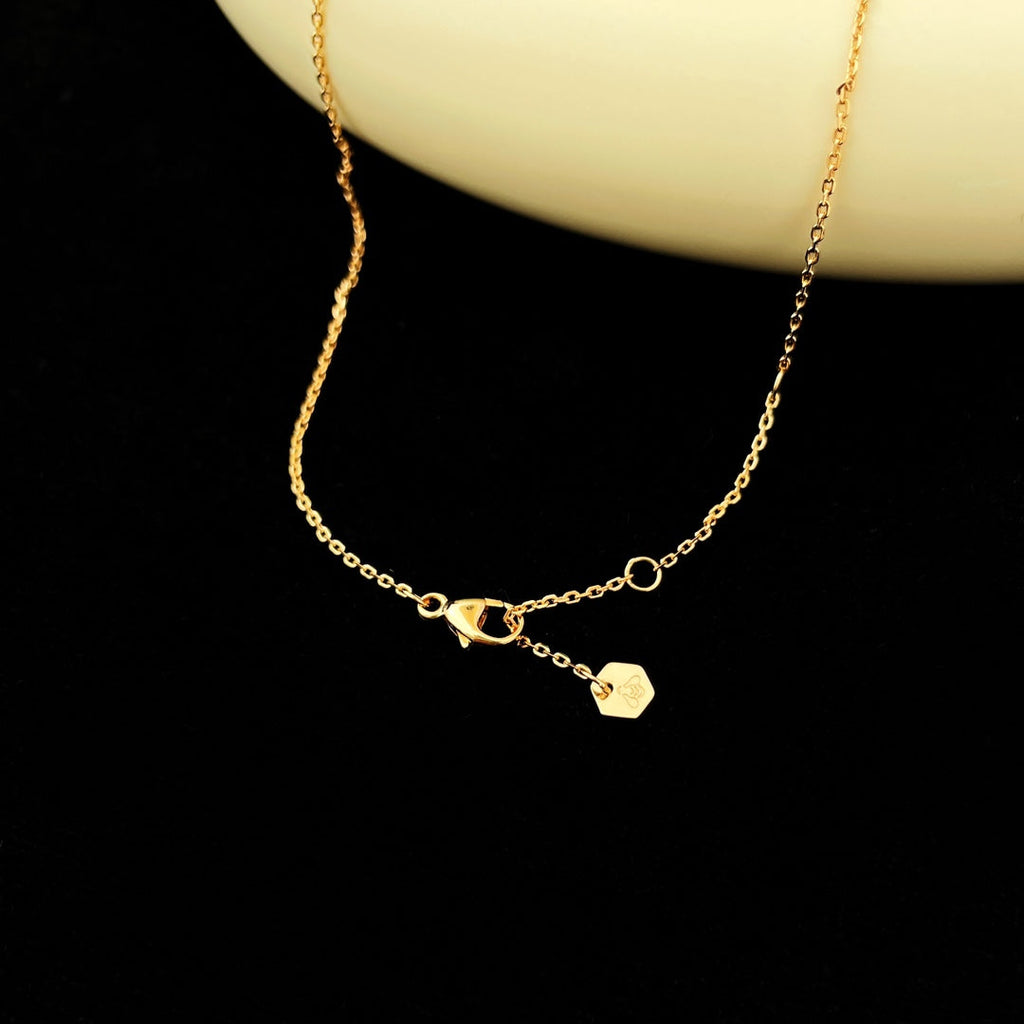 DREAM BEE MINI-ANHÄNGER DIAMANT-HALSKETTE
