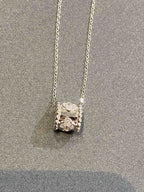 DREAM PERLEE ANHÄNGER SILBER DIAMANT-HALSKETTE