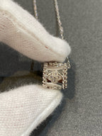 DREAM PERLEE ANHÄNGER SILBER DIAMANT-HALSKETTE