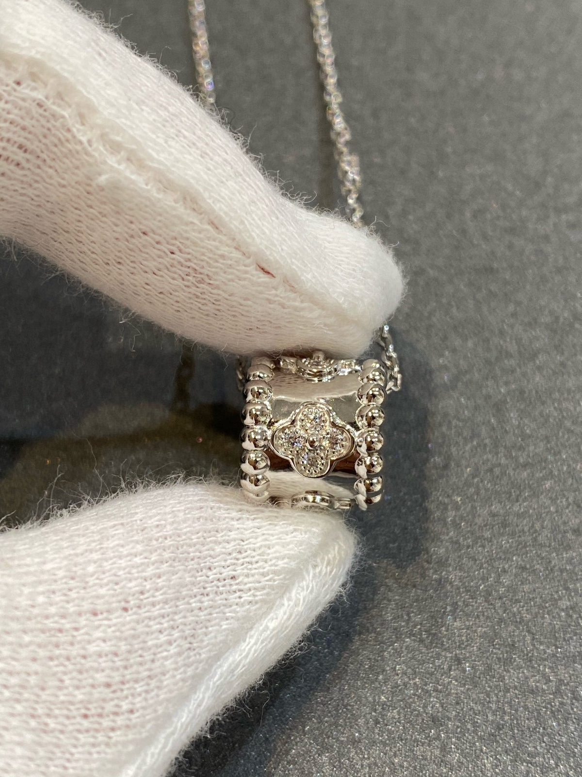 DREAM PERLEE ANHÄNGER SILBER DIAMANT-HALSKETTE