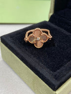 Dream CLOVER RIVERSIBLE ROSE GOLD RING