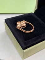 Dream CLOVER RIVERSIBLE ROSE GOLD RING