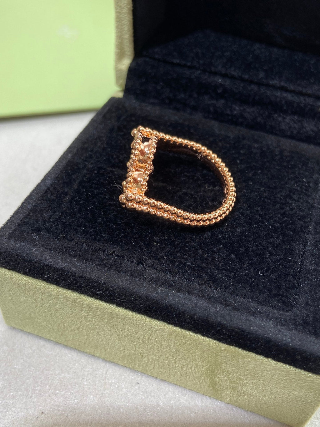 Dream CLOVER RIVERSIBLE ROSE GOLD RING
