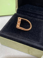 Dream CLOVER RIVERSIBLE ROSE GOLD RING