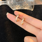 Dream BEE LOVE DIAMOND HOOP EARRINGS