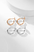 Dream BEE LOVE DIAMOND HOOP EARRINGS