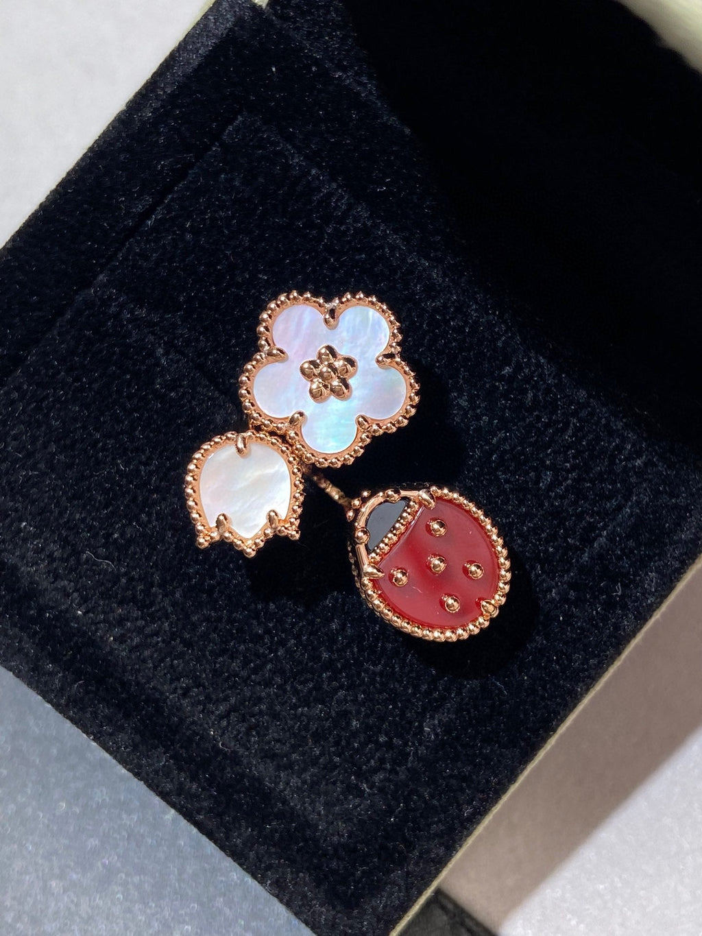 Dream LUCKY 3 MOTIF RING IN ROSÉGOLD