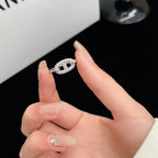 Dream RONDE KLEINER SILBER DIAMANT RING