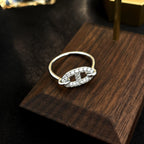 Dream RONDE KLEINER SILBER DIAMANT RING