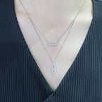 [Dream]MOVE 2 ROW DIAMOND NECKLACE