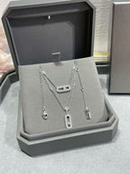 [Dream]MOVE 2 ROW DIAMOND NECKLACE