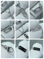 [Dream]MOVE 2 ROW DIAMOND NECKLACE