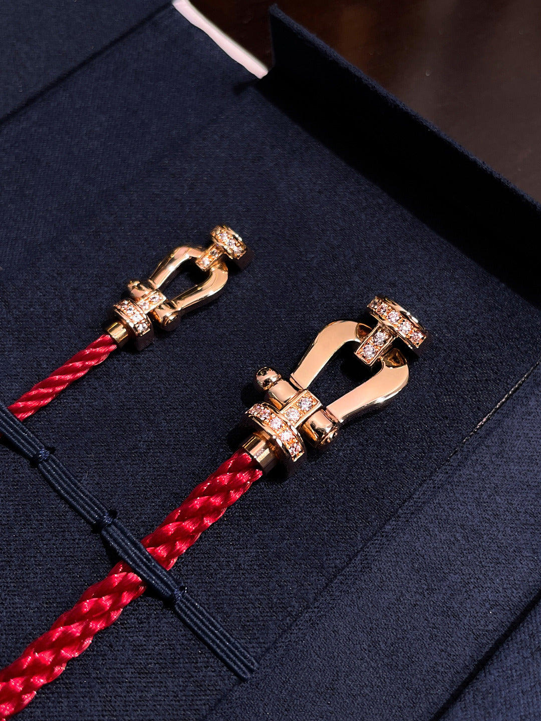 Dream FORCE 10 HALF DIAMOND PINK GOLD RED CORDERI LARGE AND MEDIUM MODEL