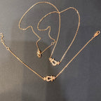 Dream FORCE 10 DIAMOND PINK GOLD NECKLACE MINI MODEL