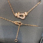 Dream FORCE 10 DIAMOND PINK GOLD NECKLACE MINI MODEL