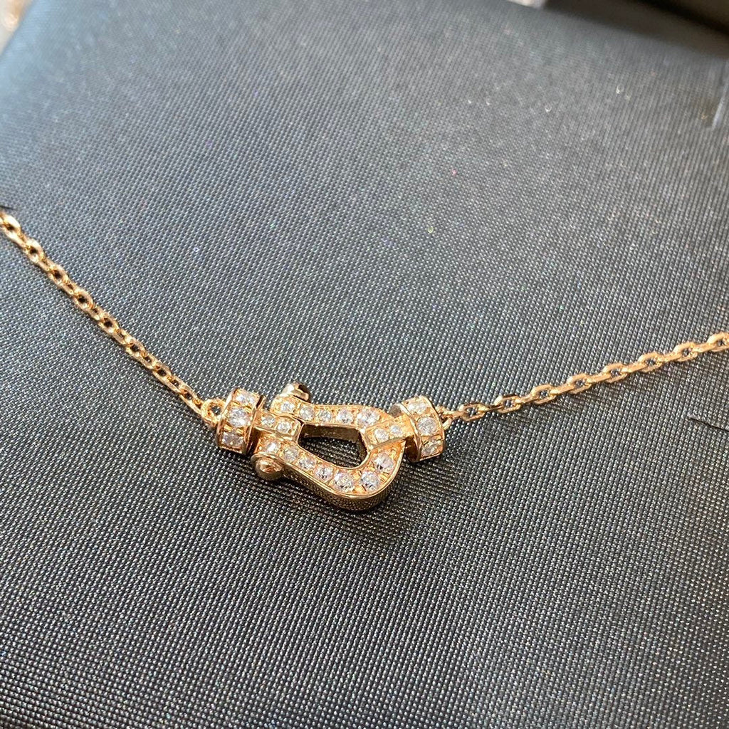 Dream FORCE 10 DIAMOND PINK GOLD NECKLACE MINI MODEL