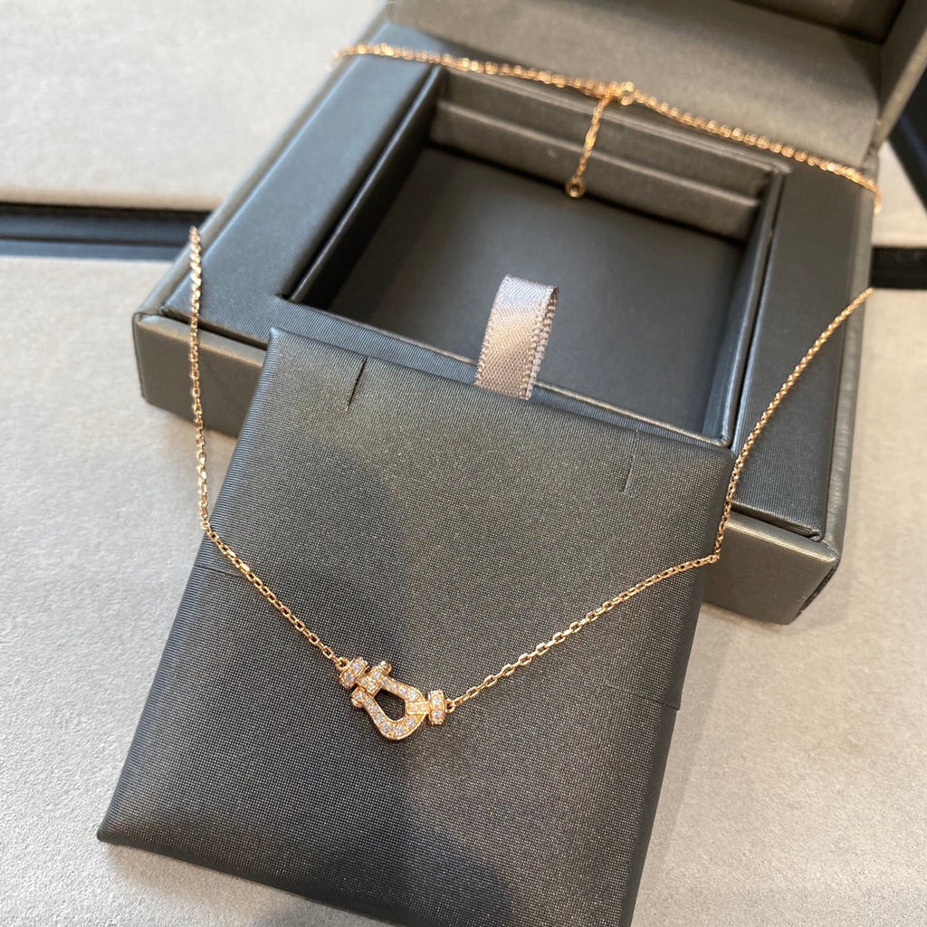 Dream FORCE 10 DIAMOND PINK GOLD NECKLACE MINI MODEL