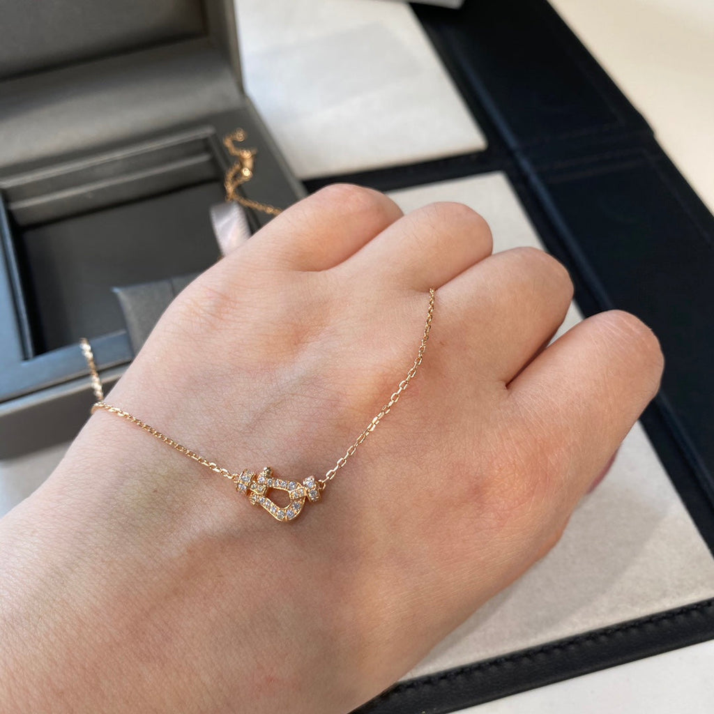 Dream FORCE 10 DIAMOND PINK GOLD NECKLACE MINI MODEL