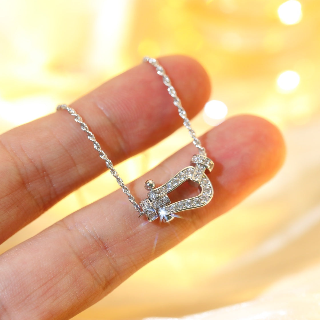 ドリーム フォース10 ダイヤモンド シルバーネックレス ミニモデル