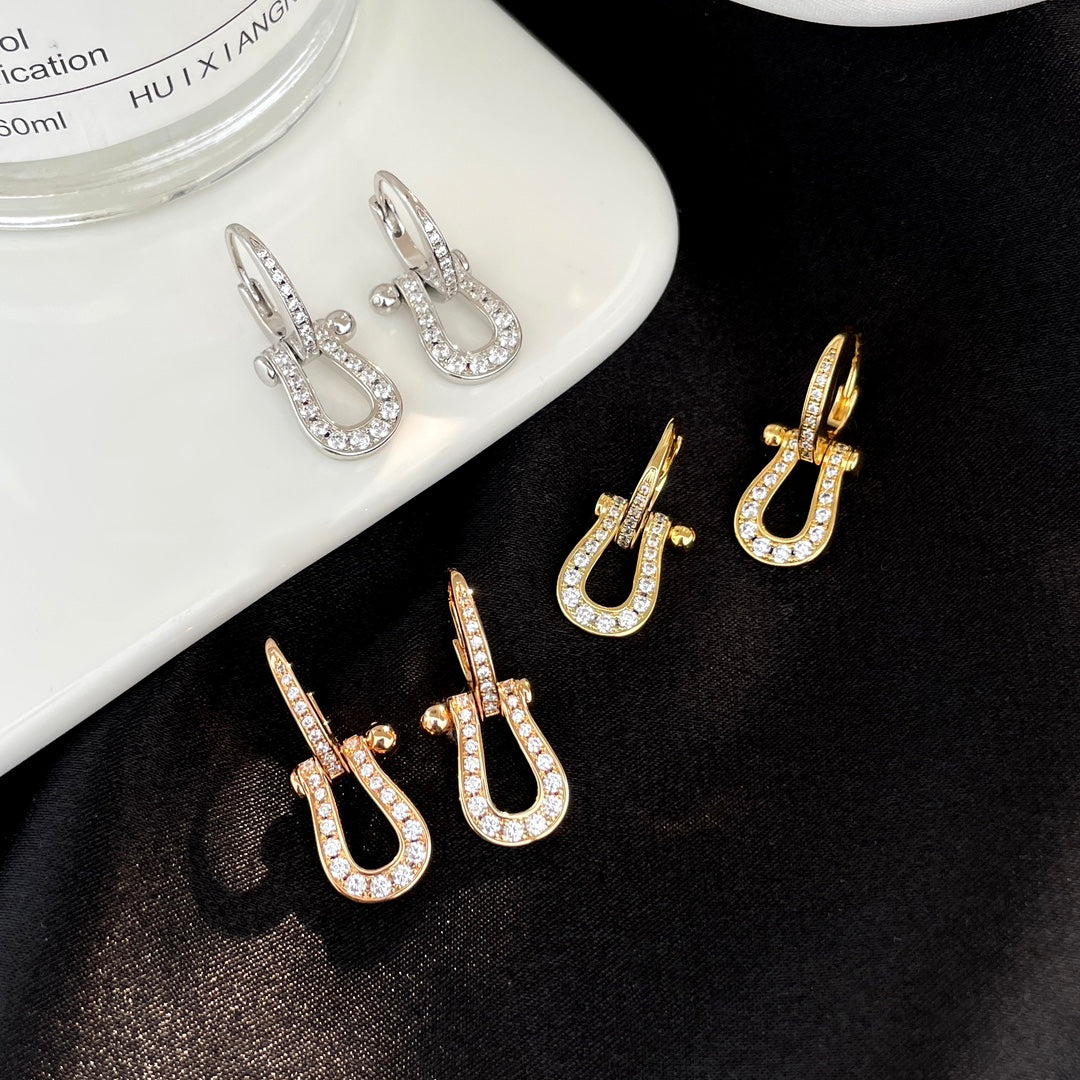 Dream FORCE 10 FULL DIAMOND DROP EARRINGS MEDIUM MODEL