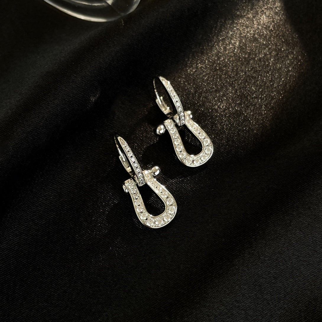 Dream FORCE 10 FULL DIAMOND DROP EARRINGS MEDIUM MODEL
