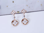 Dream STAR AND SUN PINK GOLD MOP DROP EARRINGS
