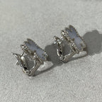 Dream CLOVER CHALCEDONY SILBER-OHRSTECKER