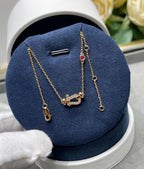 Dream FORCE 10 DIAMOND PINK GOLD NECKLACE
