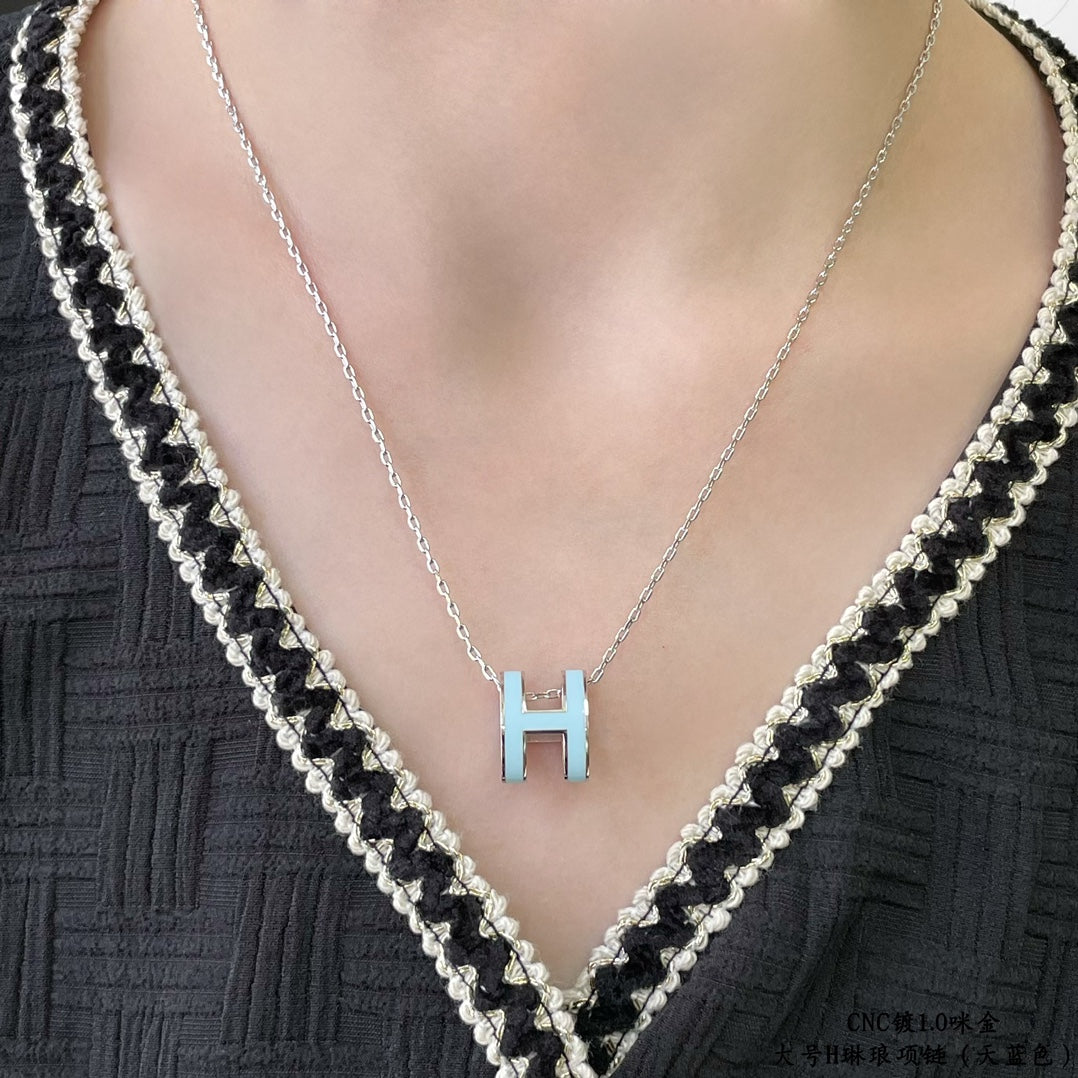 Dream POP H SKY BLUE NECKLACE