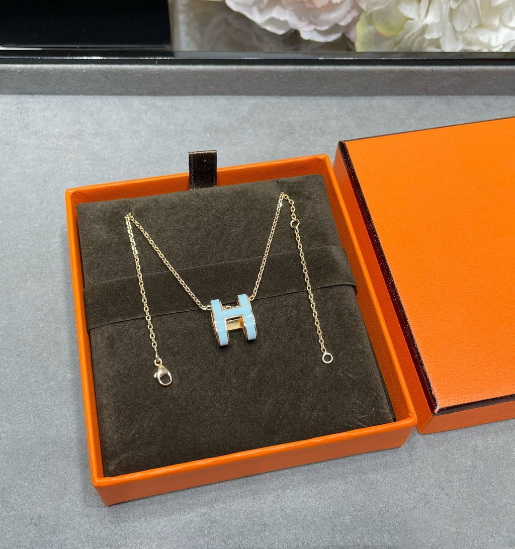 Dream POP H SKY BLUE NECKLACE