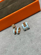 Dream POP H SKY BLUE STUD EARRINGS