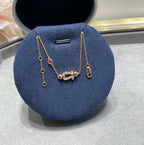 Dream FORCE 10 DIAMOND CHAIN LINK PINK GOLD BRACELET