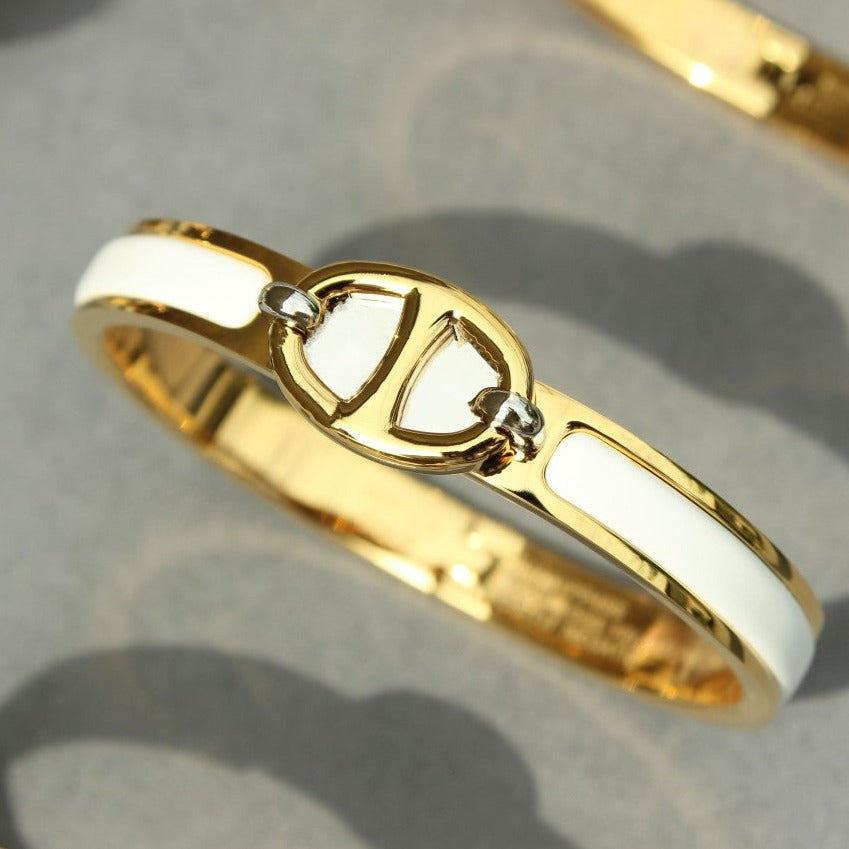 Traumhaftes CLIC CHAINE GOLDARMBAND