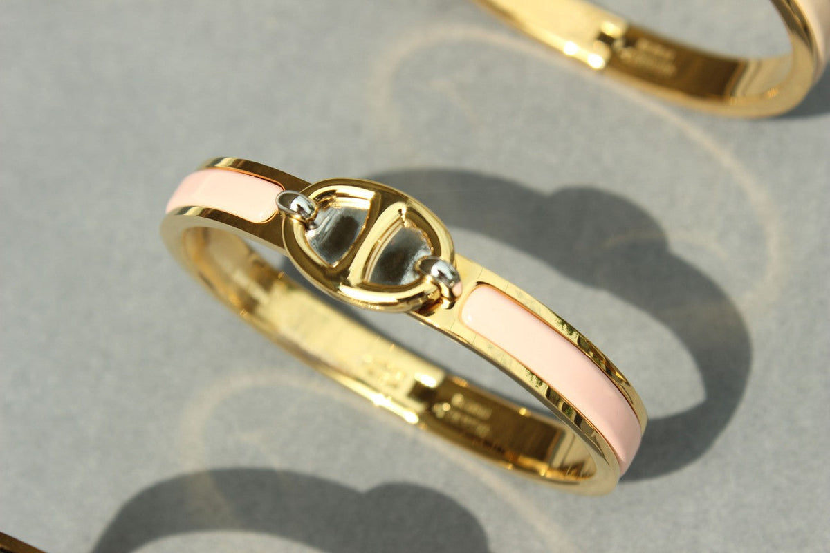 Traumhaftes CLIC CHAINE GOLDARMBAND