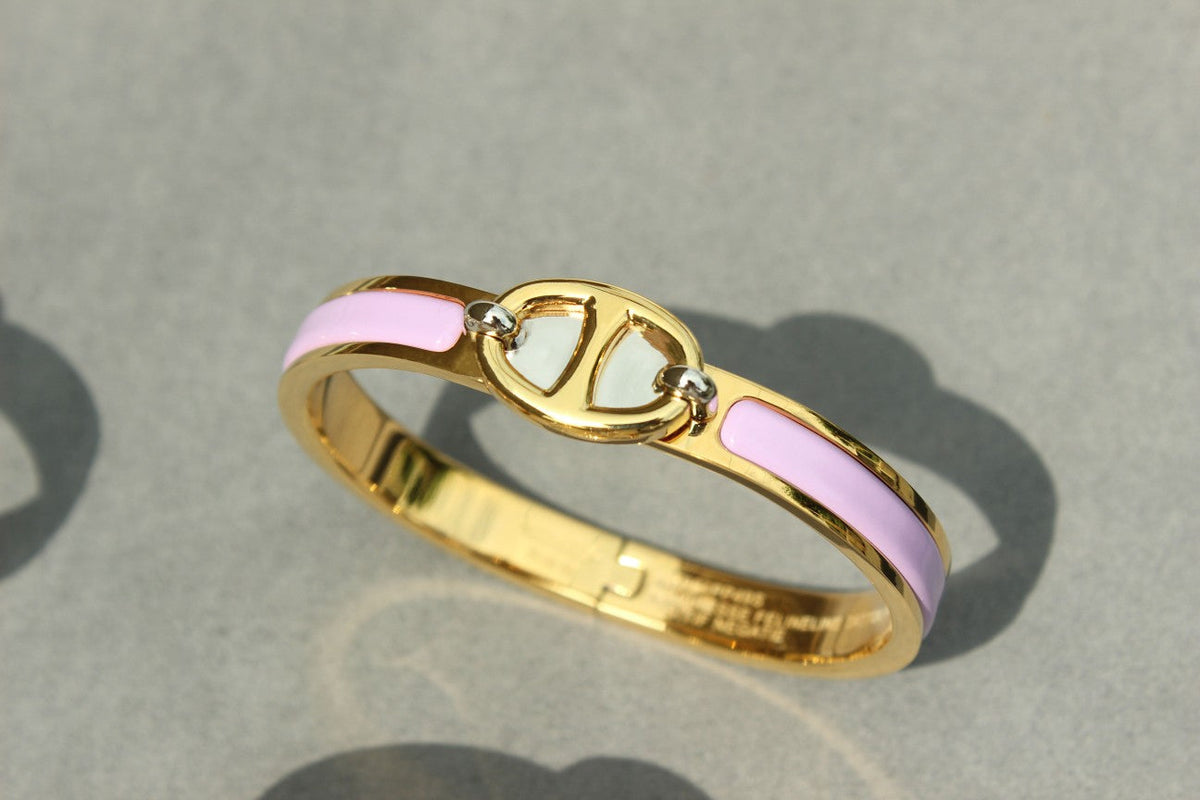 Traumhaftes CLIC CHAINE GOLDARMBAND