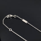 Dream CLOVER PIETERSITE SILVER LONG NECKLACE