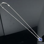 Dream CLOVER PIETERSITE SILVER LONG NECKLACE