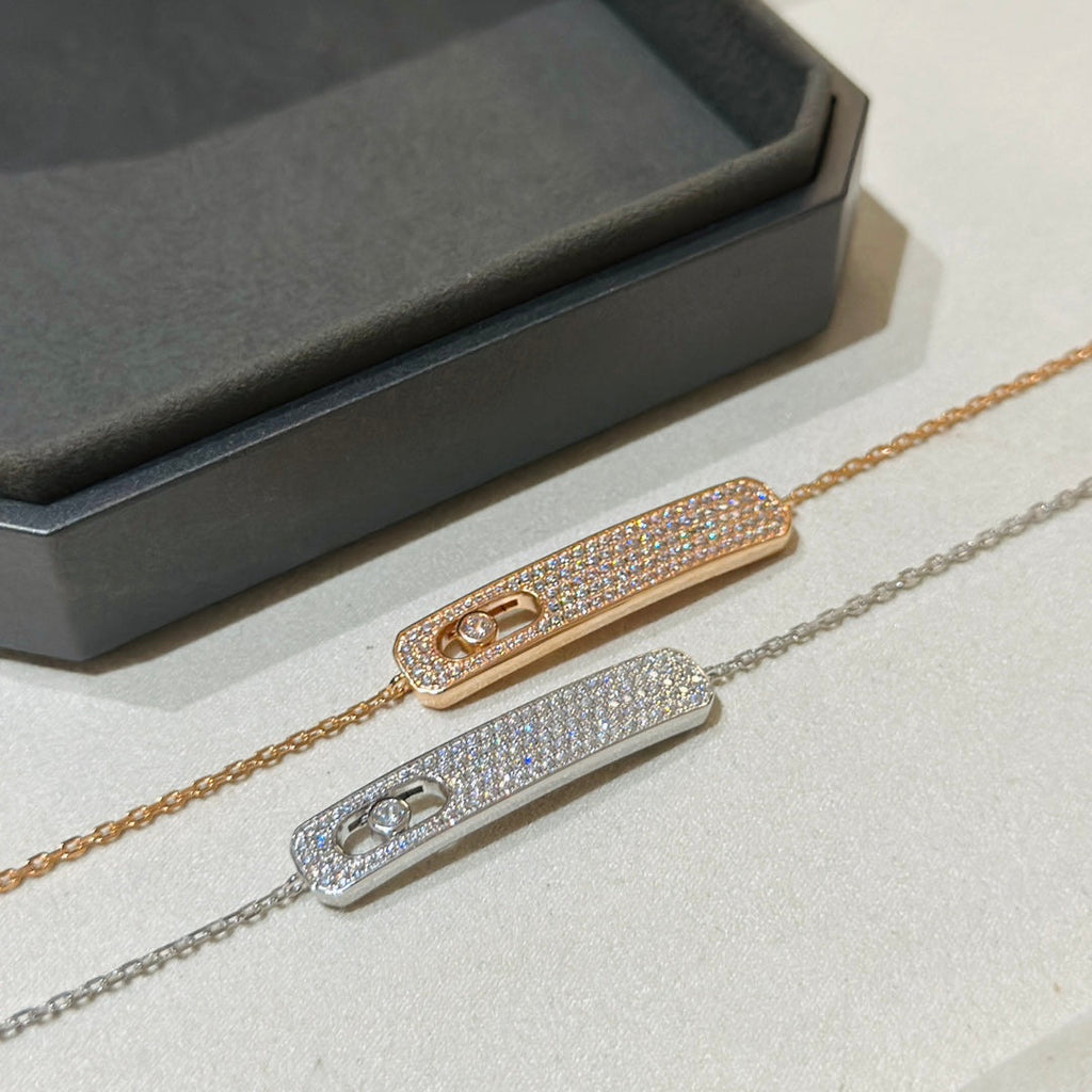 {
  "Dream": "MOVE CLASSIQUE DIAMANT-ARMBAND MIT PAVÉ-FASSUNG"
}