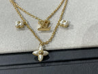 Dream FLOWERGRAM GOLD MOP DOUBLE ROW NECKLACE