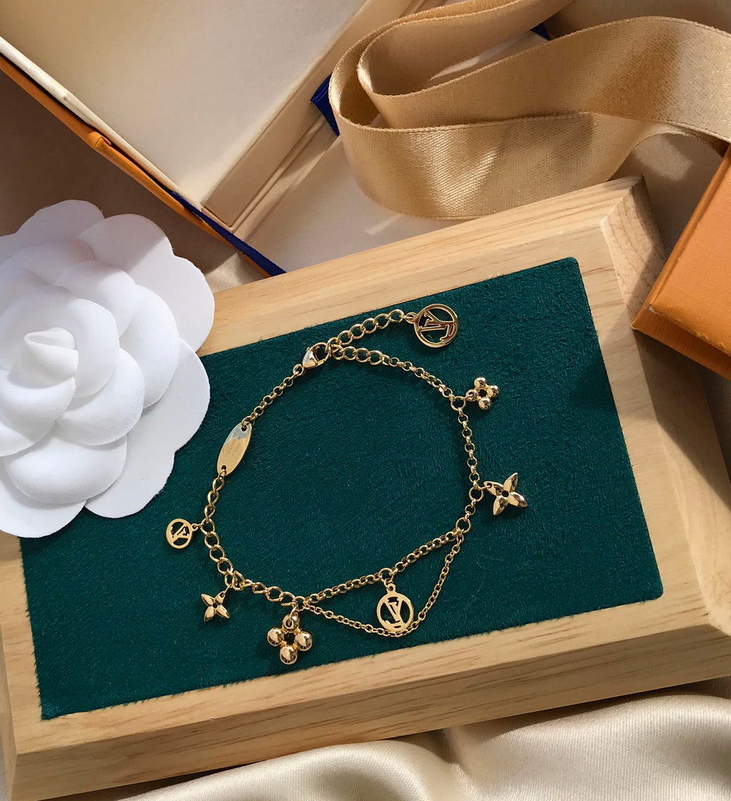 Dream BLOOMING PINK GOLD MOP BRACELET