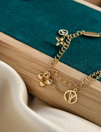Dream BLOOMING PINK GOLD MOP BRACELET
